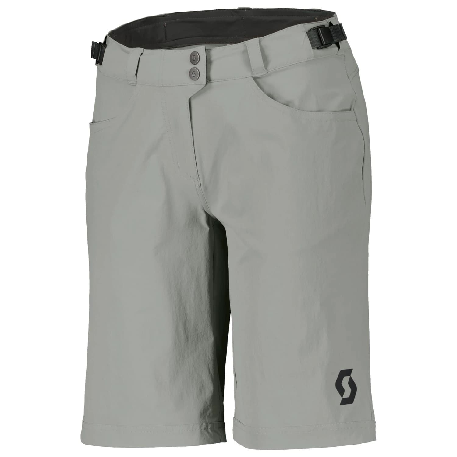 Дамски шорти за колоездене Scott Women's Shorts Trail Flow with Pad Cycling bottoms - Spray Grey
