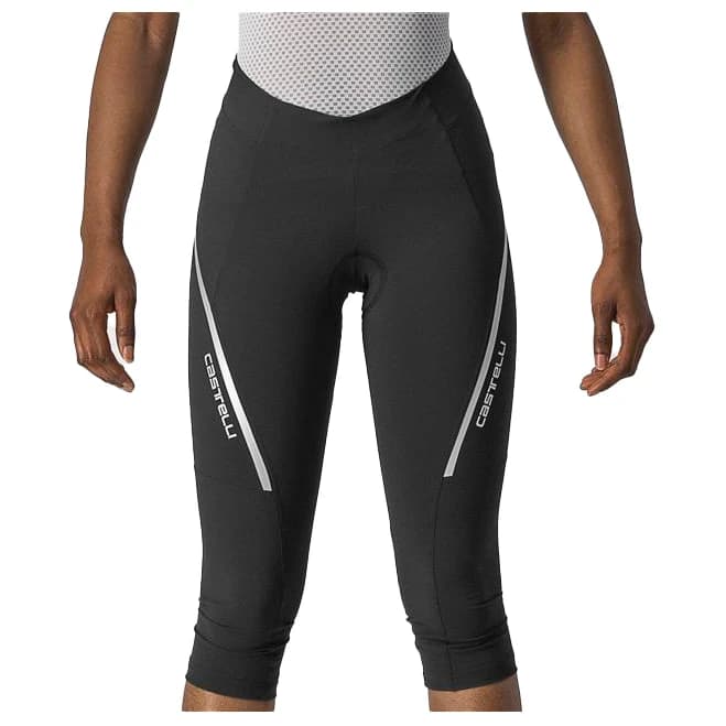 Дамски 3/4 панталон за колоездене Castelli Women's Velocissima 3 Knicker Cycling bottoms - Black / Silver
