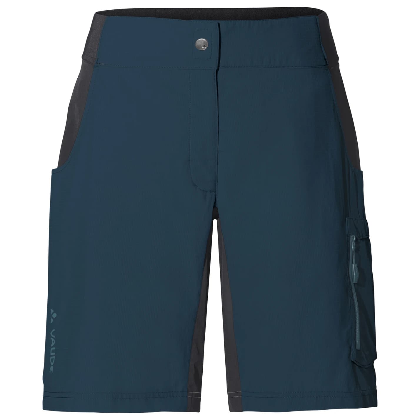 Дамски шорти за колоездене Vaude Women's Qimsa Shorty Cycling bottoms - Dark Sea