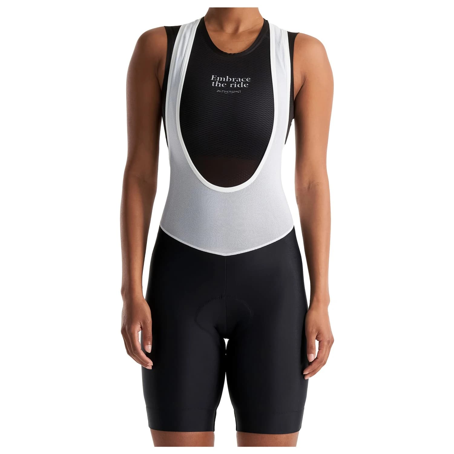 Дамски дълъг панталон за колоездене PEPPERMINT Women's Classic Bib Cycling bottoms - Black