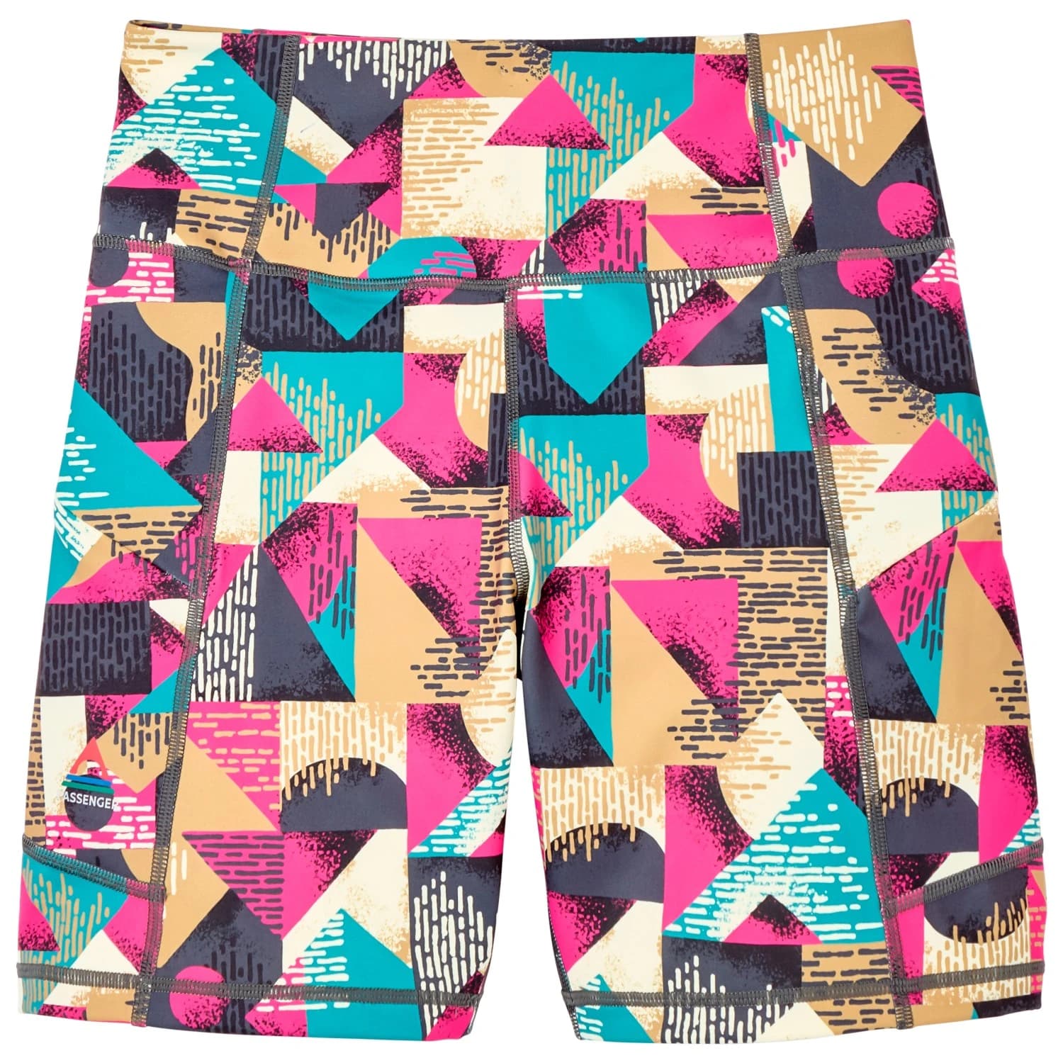 Дамски клин за колоездене Passenger Women's Solscape Active Short Yoga shorts - Mosaic Mountain Charcoal
