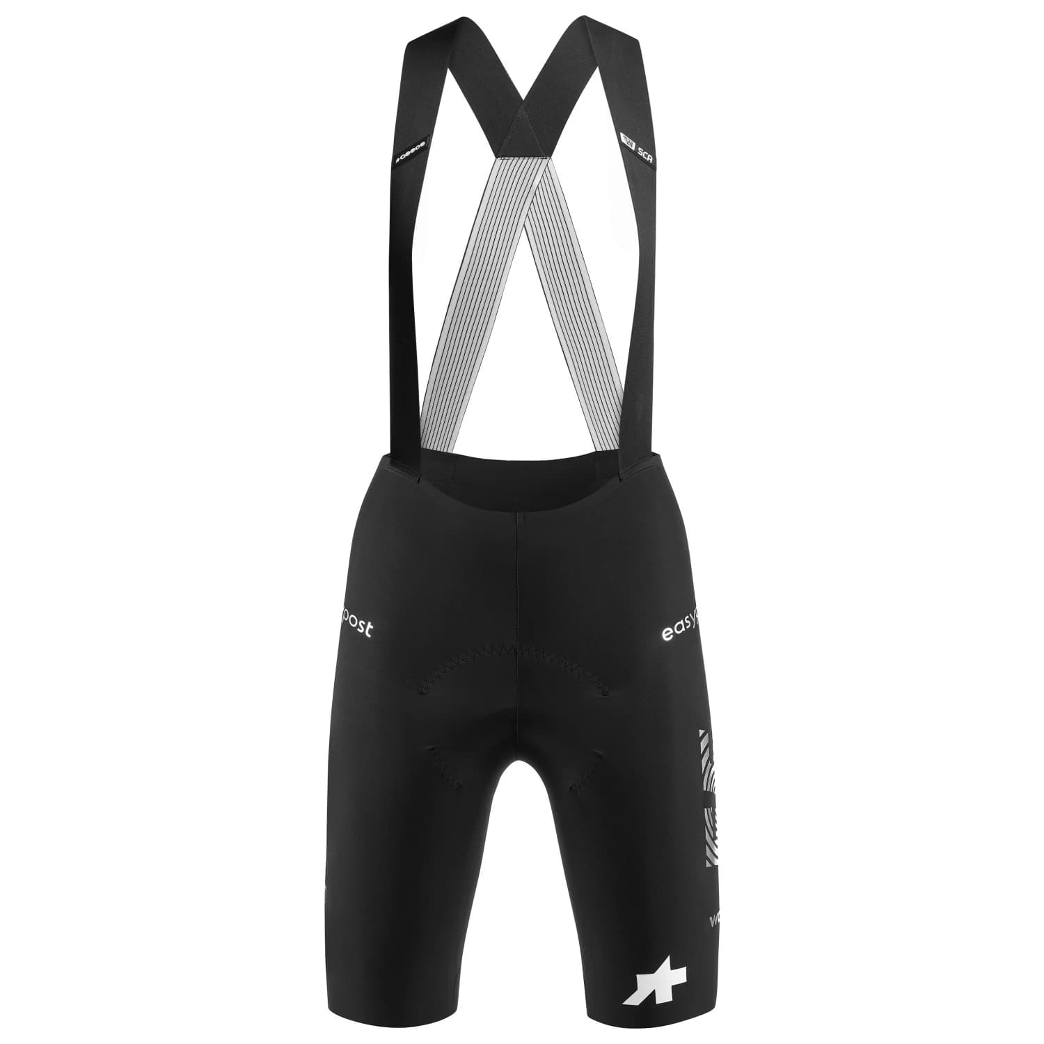 Дамски клин за колоездене ASSOS Women's Equipe Bib Shorts S11 EF Cycling bottoms - Black Series