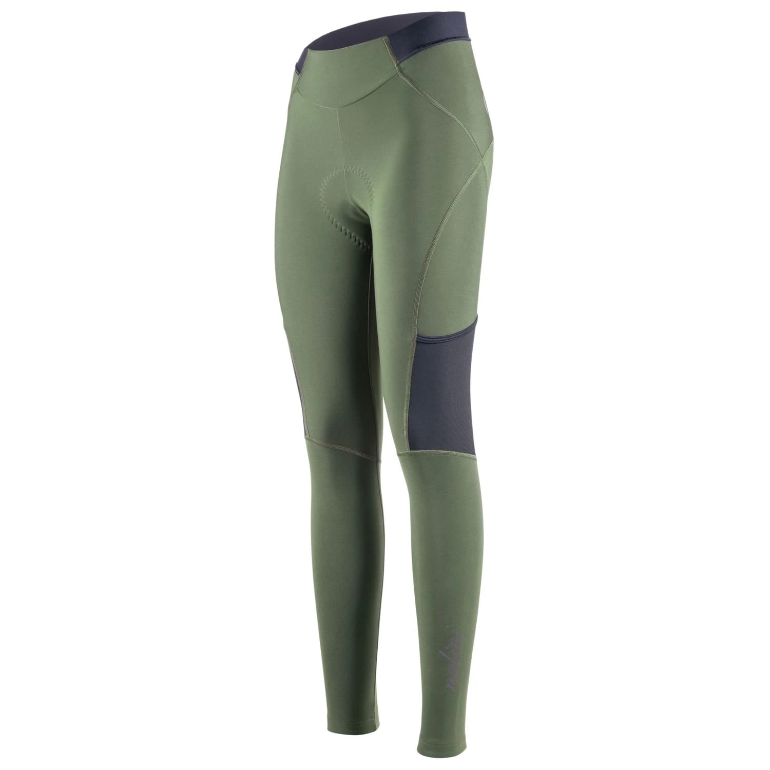 Дълъг панталон за колоездене Nalini Women's Pockets Tight Cycling bottoms - Forest Night