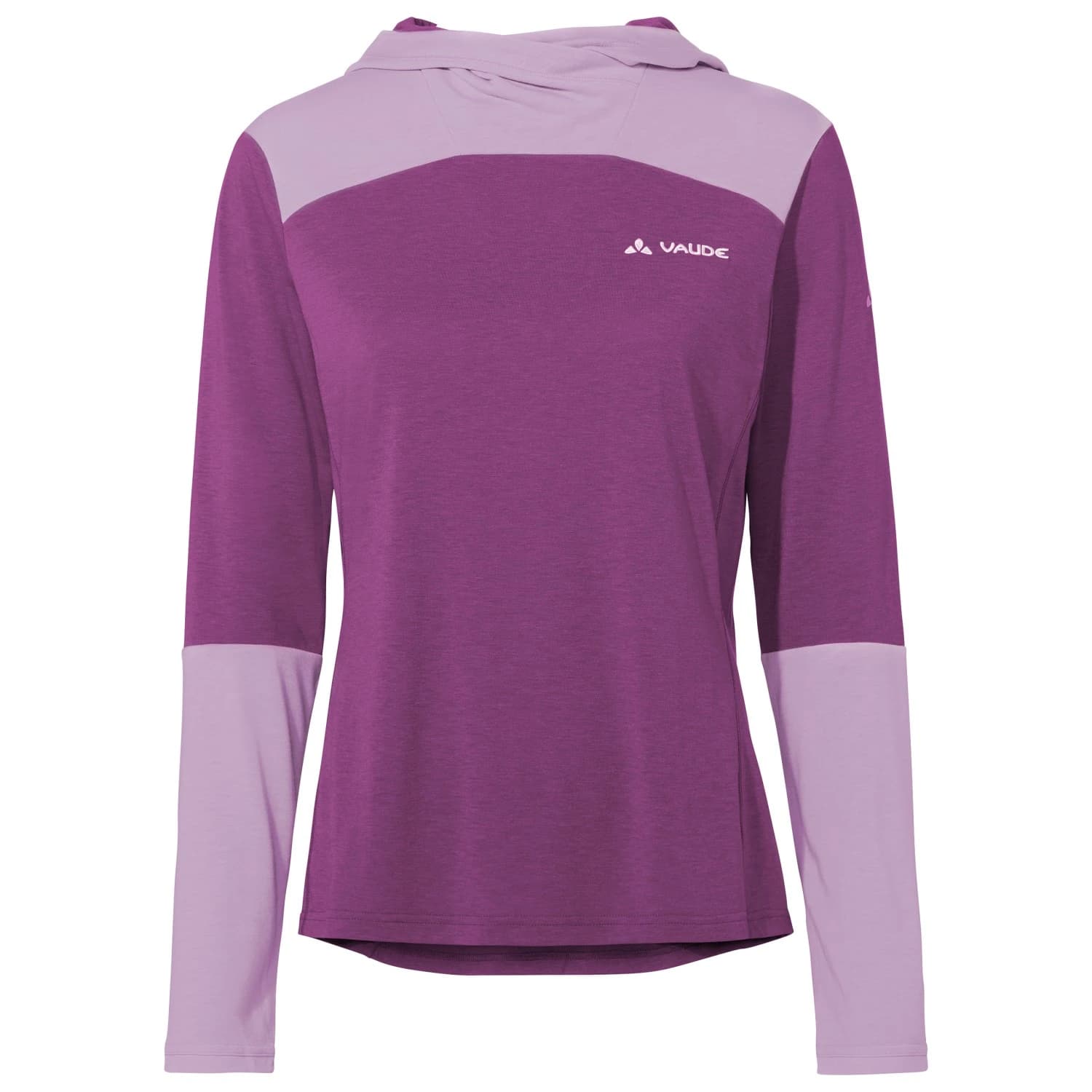 Дамска фланелка с дълъг ръкав за колоездене Vaude Women's Tremalzo L/S Shirt Cycling jersey - Magenta