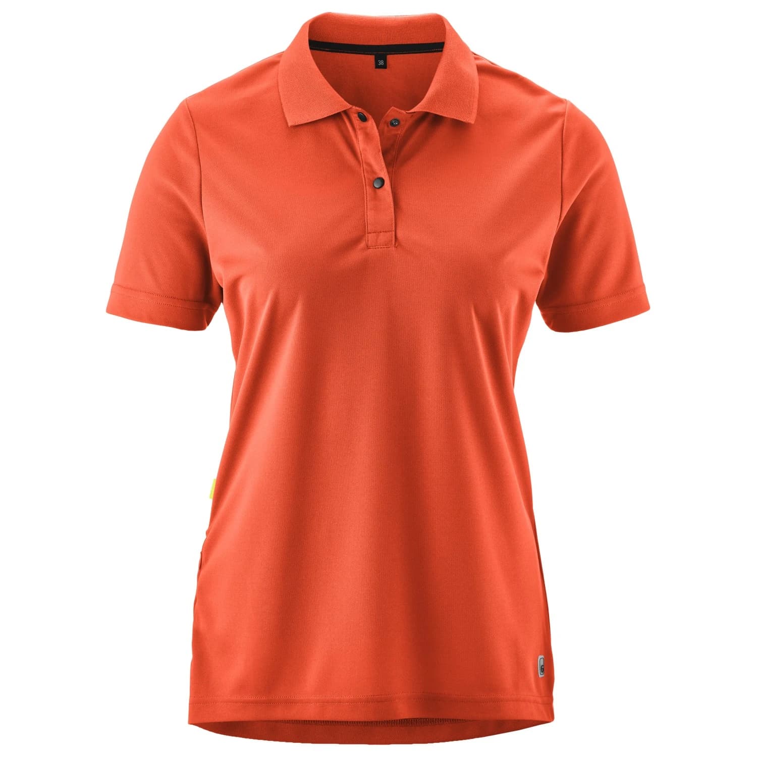 Дамска фланелка с къс ръкав за колоездене Gonso Women's Essential Poloshirt Cycling jersey - Fiesta Red
