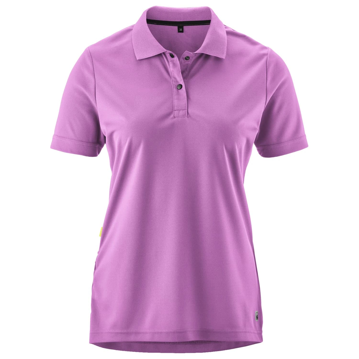 Дамска фланелка с къс ръкав за колоездене Gonso Women's Essential Poloshirt Cycling jersey - Wisteria Bloom