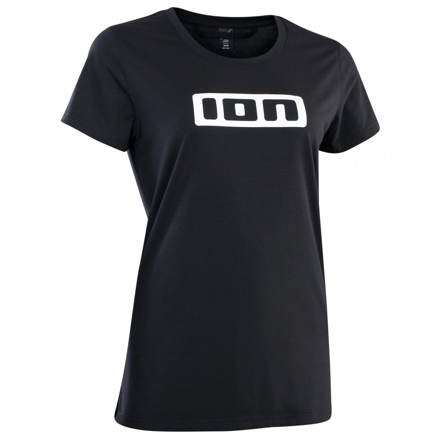 Фланелка с къс ръкав за колоездене Ion Women's Tee Logo S/S DR Cycling jersey - black