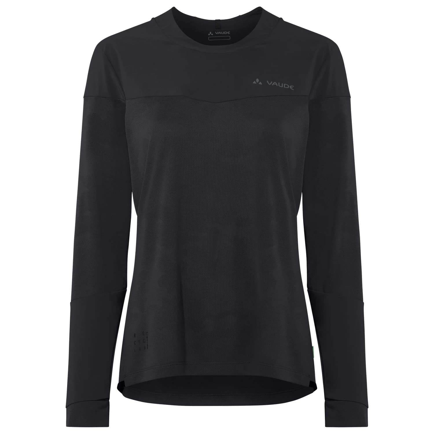 Дамска фланелка с дълъг ръкав за колоездене Vaude Women's Moab L/S Pro Shirt Cycling jersey - Black
