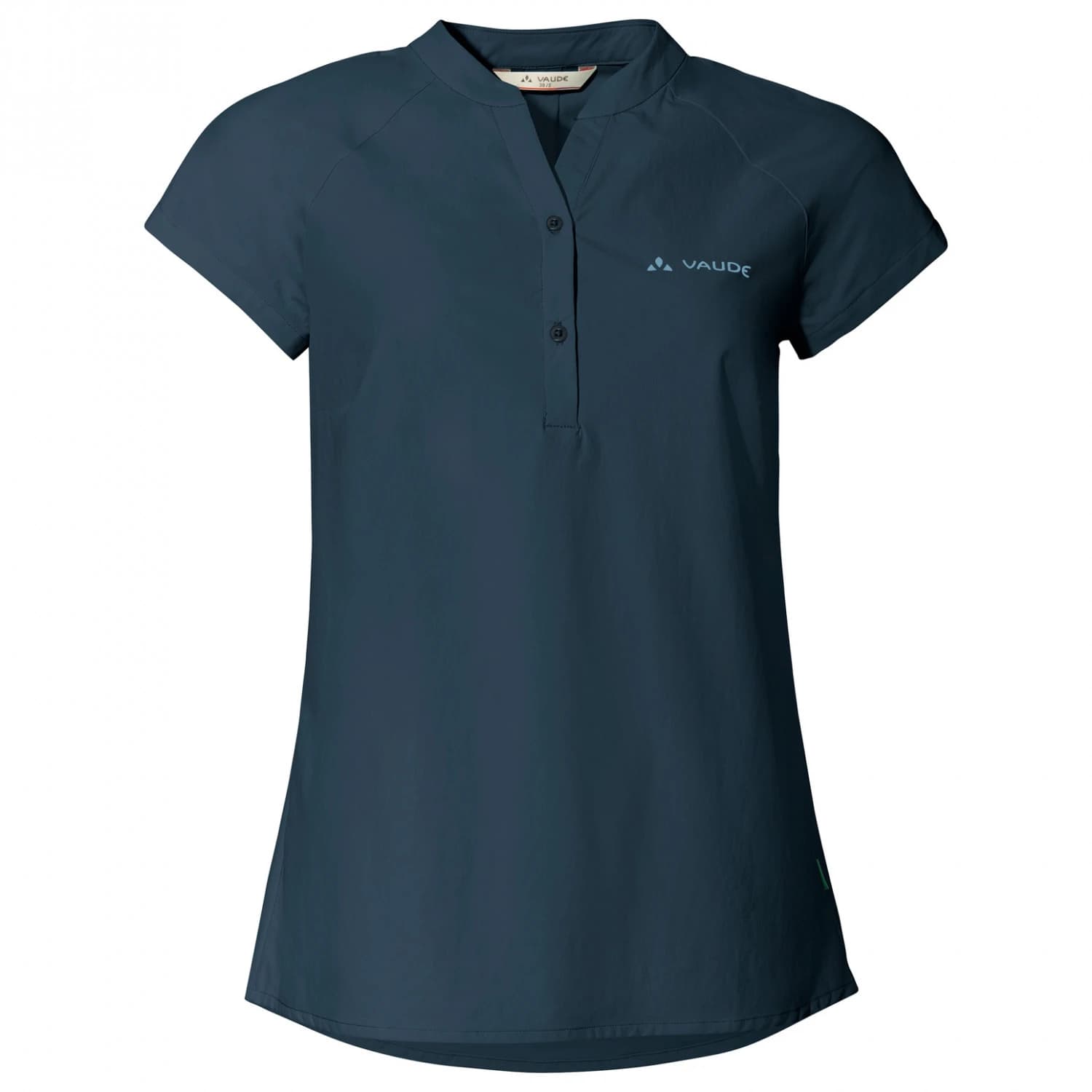 Дамска фланелка с къс ръкав за колоездене Vaude Women's Yaras SL Shirt II Cycling jersey - Dark Sea Uni