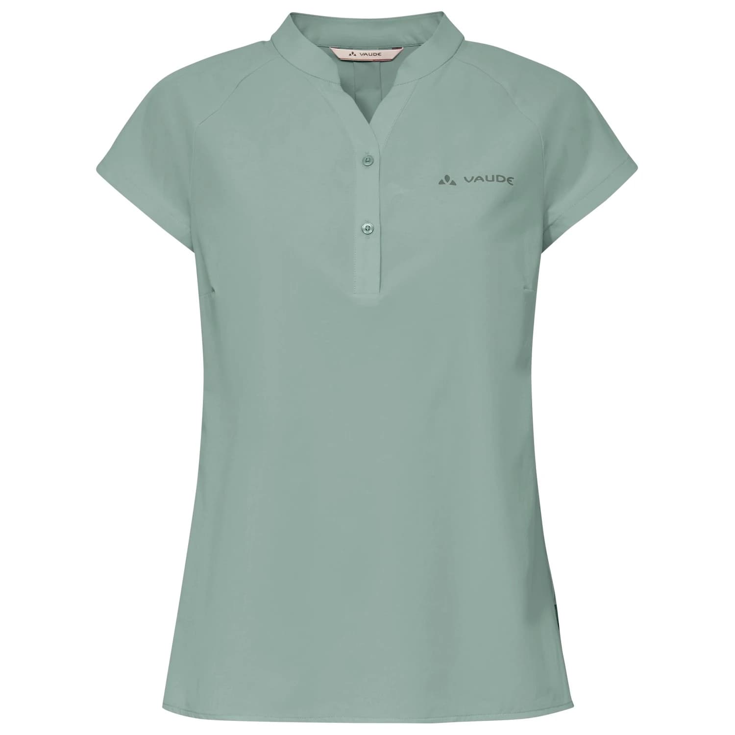 Дамска фланелка с къс ръкав за колоездене Vaude Women's Yaras SL Shirt II Cycling jersey - Dusty Fern