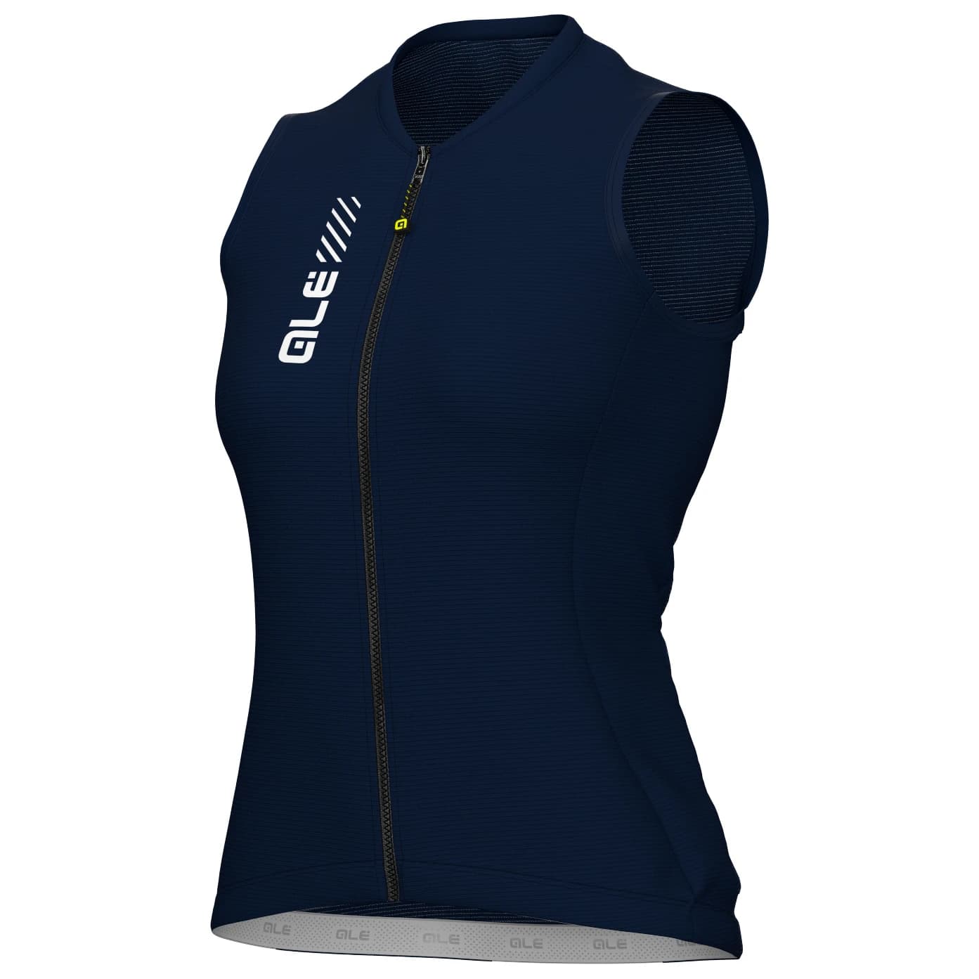Дамски потник за колоездене Alé Women's Color Block Sleeveless Jersey Cycling singlet - Navy Blue