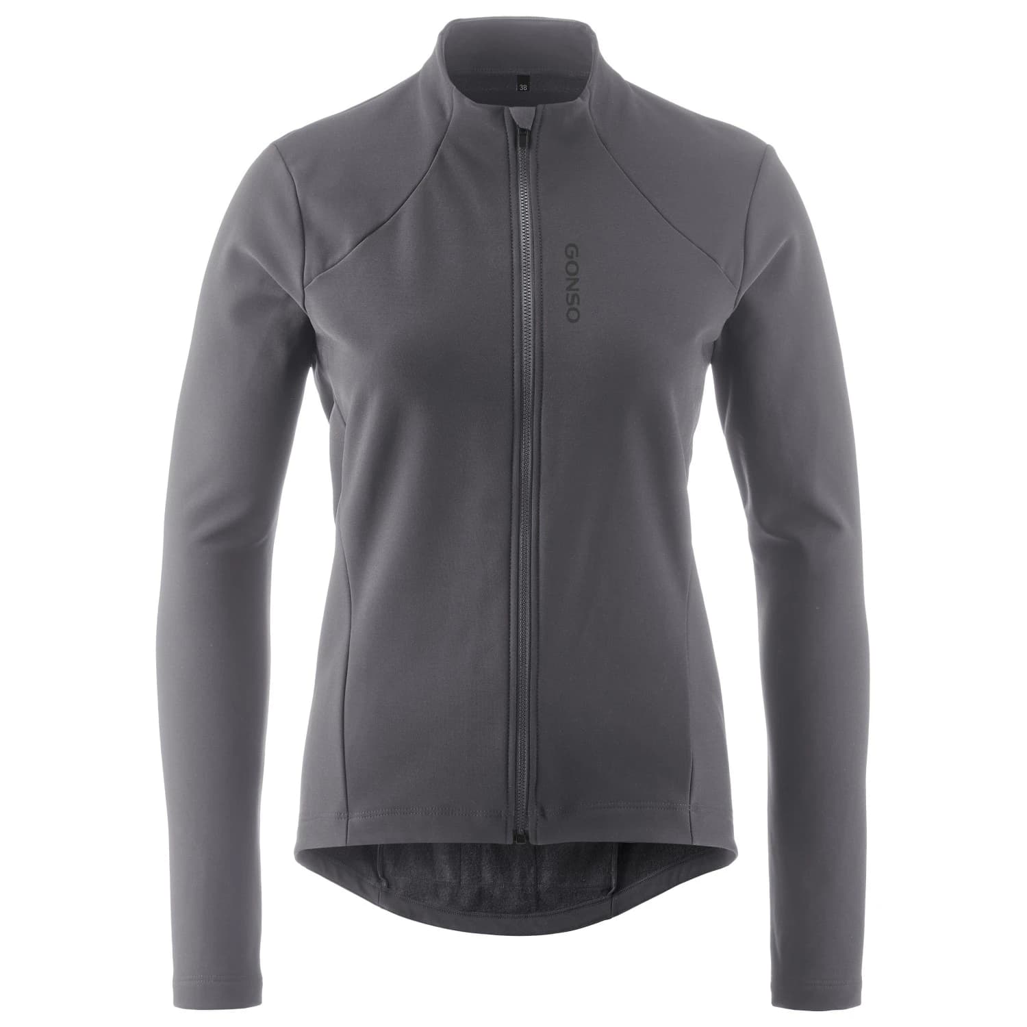Дамска фланелка с дълъг ръкав за колоездене Gonso Women's Sitivo Trikot Therm Cycling jersey - Mercury Grey