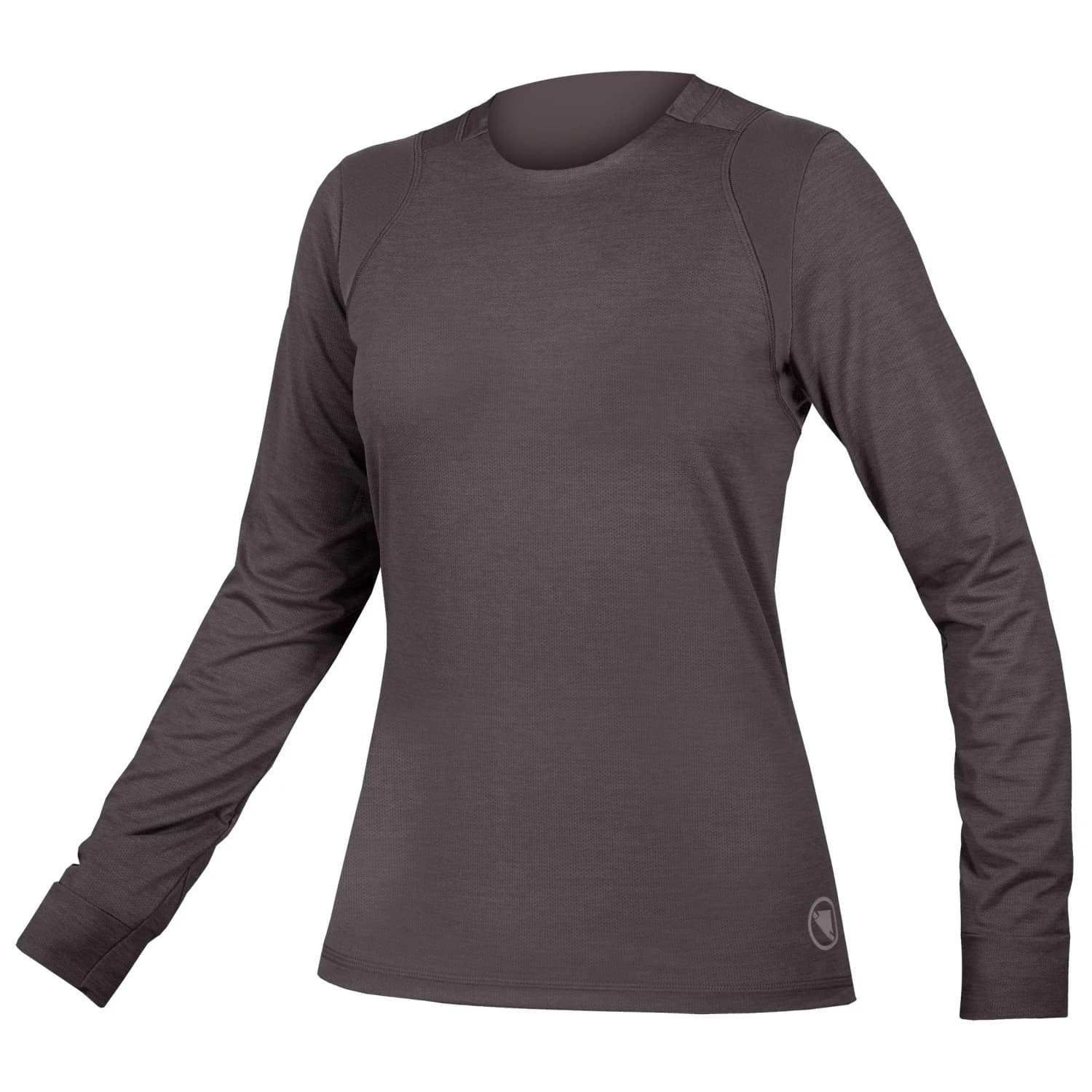 Дамска фланелка с дълъг ръкав за колоездене Endura Women's Singletrack Trikot L/S Cycling jersey - Matt Grey