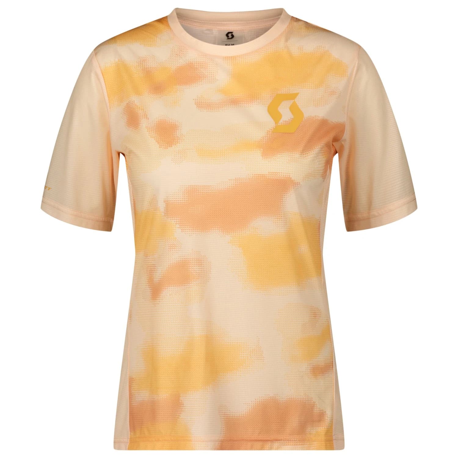Фланелка с къс ръкав за колоездене Scott Women's Tee Trail Vertic S/S Cycling jersey - Sugar Pink / Biscuit Beige