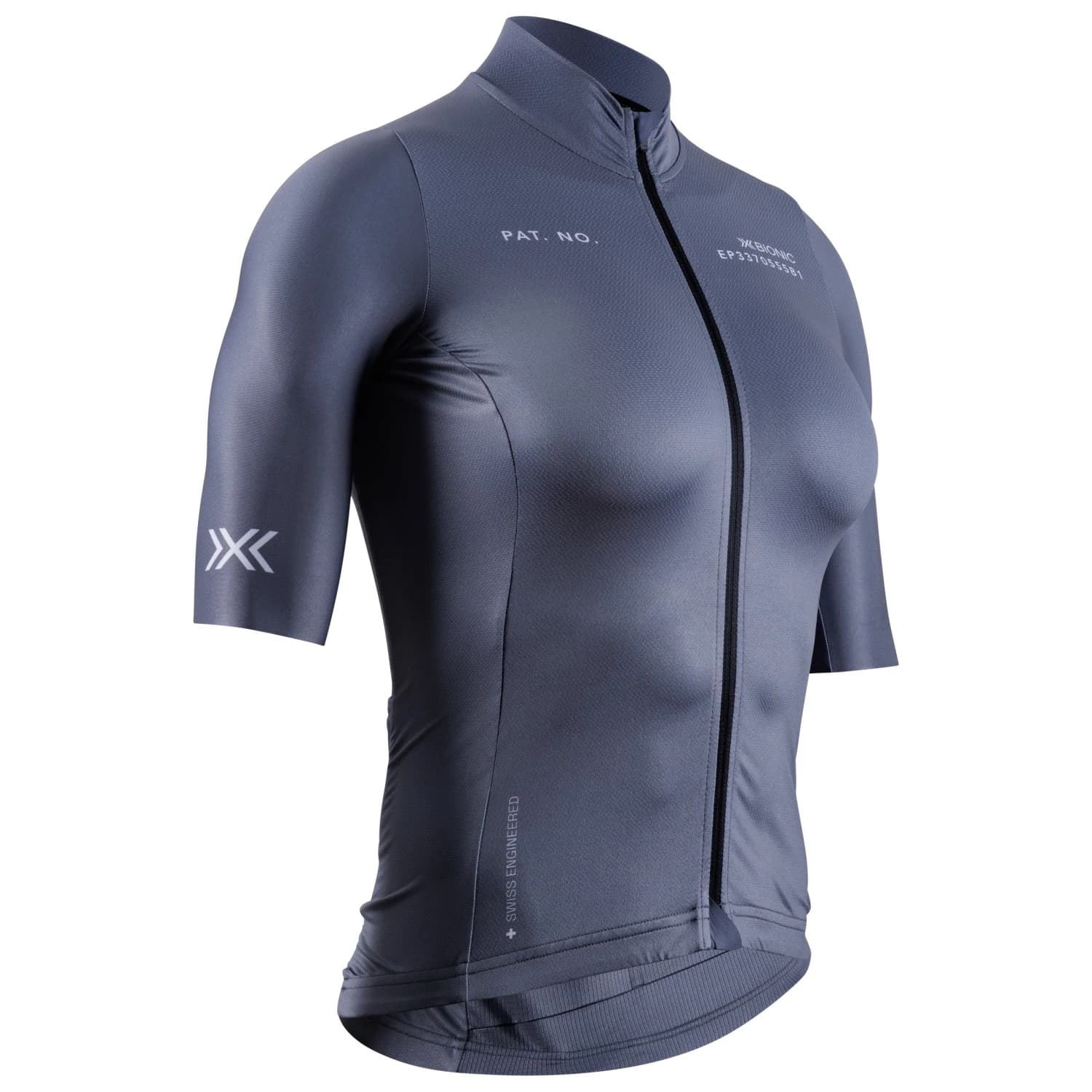 Дамска фланелка с къс ръкав за колоездене X-Bionic Women's Corefusion Ride Jersey S/S Cycling jersey - Rhino Grey