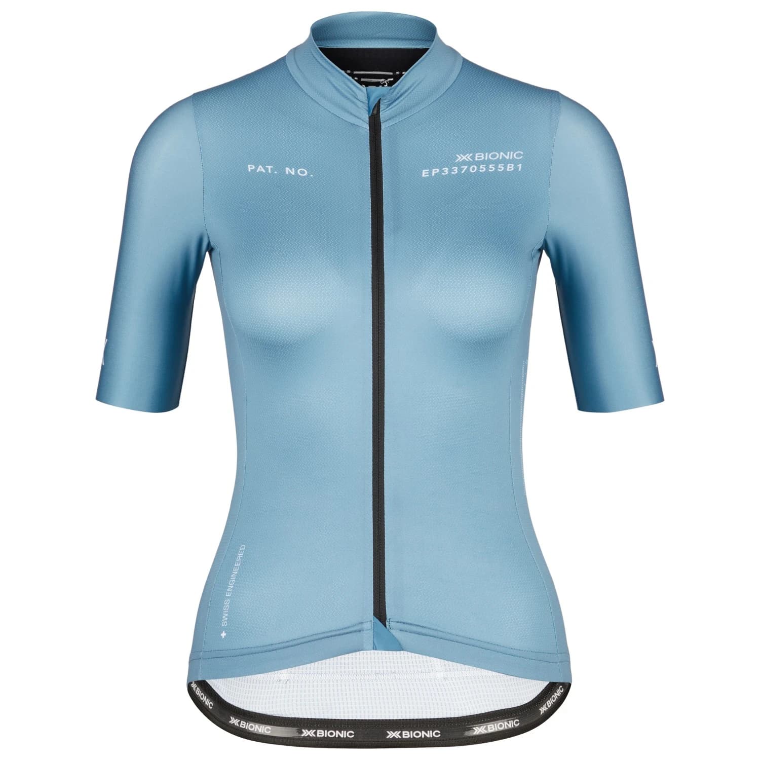 Дамска фланелка с къс ръкав за колоездене X-bionic Women's Corefusion Ride Jersey S/S Cycling jersey - Slate Blue