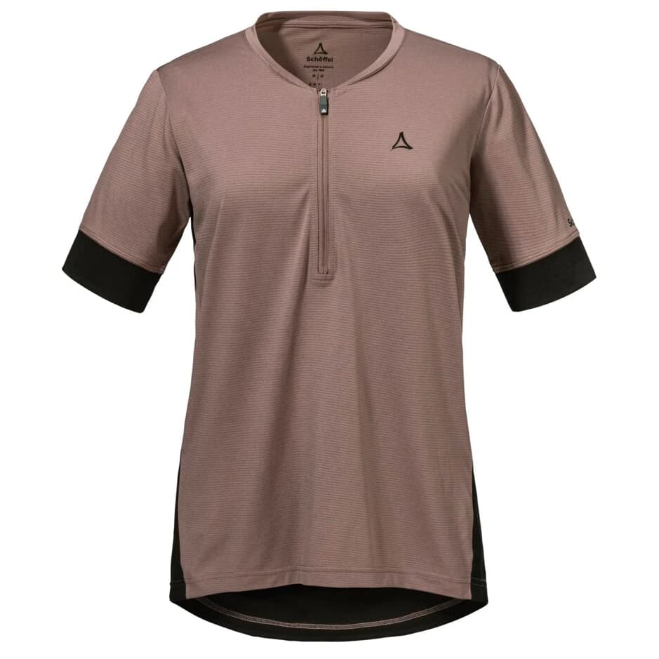 Дамска фланелка с къс ръкав за колоездене Schöffel Women's Shirt Style Pinega Cycling jersey - Twilight Mauve