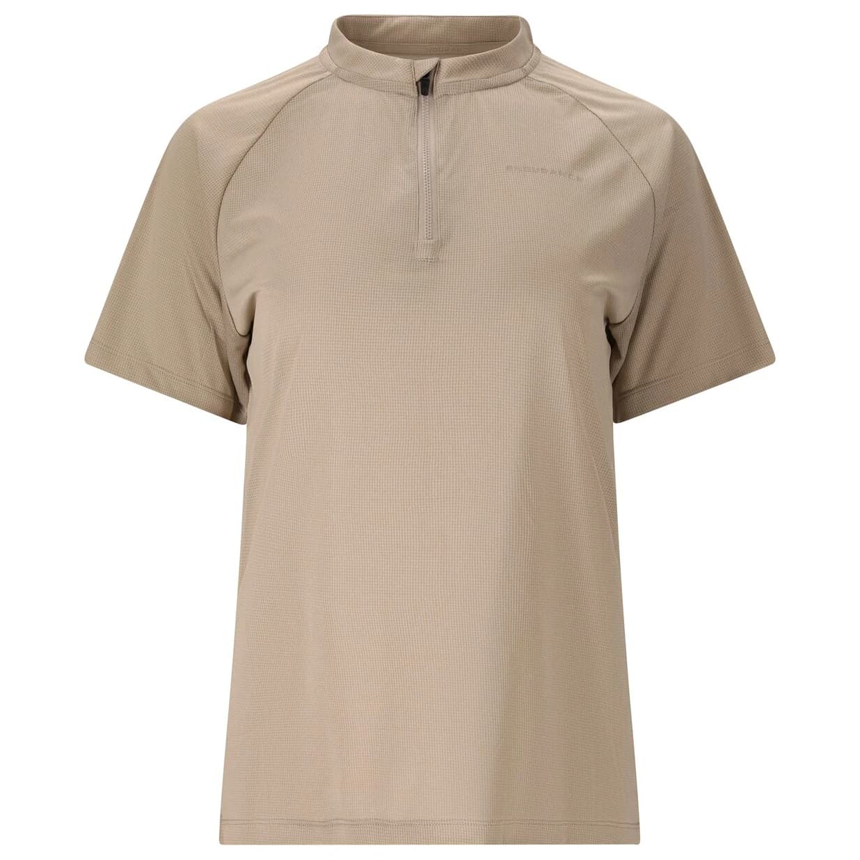 Дамска фланелка с къс ръкав за колоездене ENDURANCE Women's Crow Melange Cycling/MTB S/S Shirt Cycling jersey - Vintage Khaki