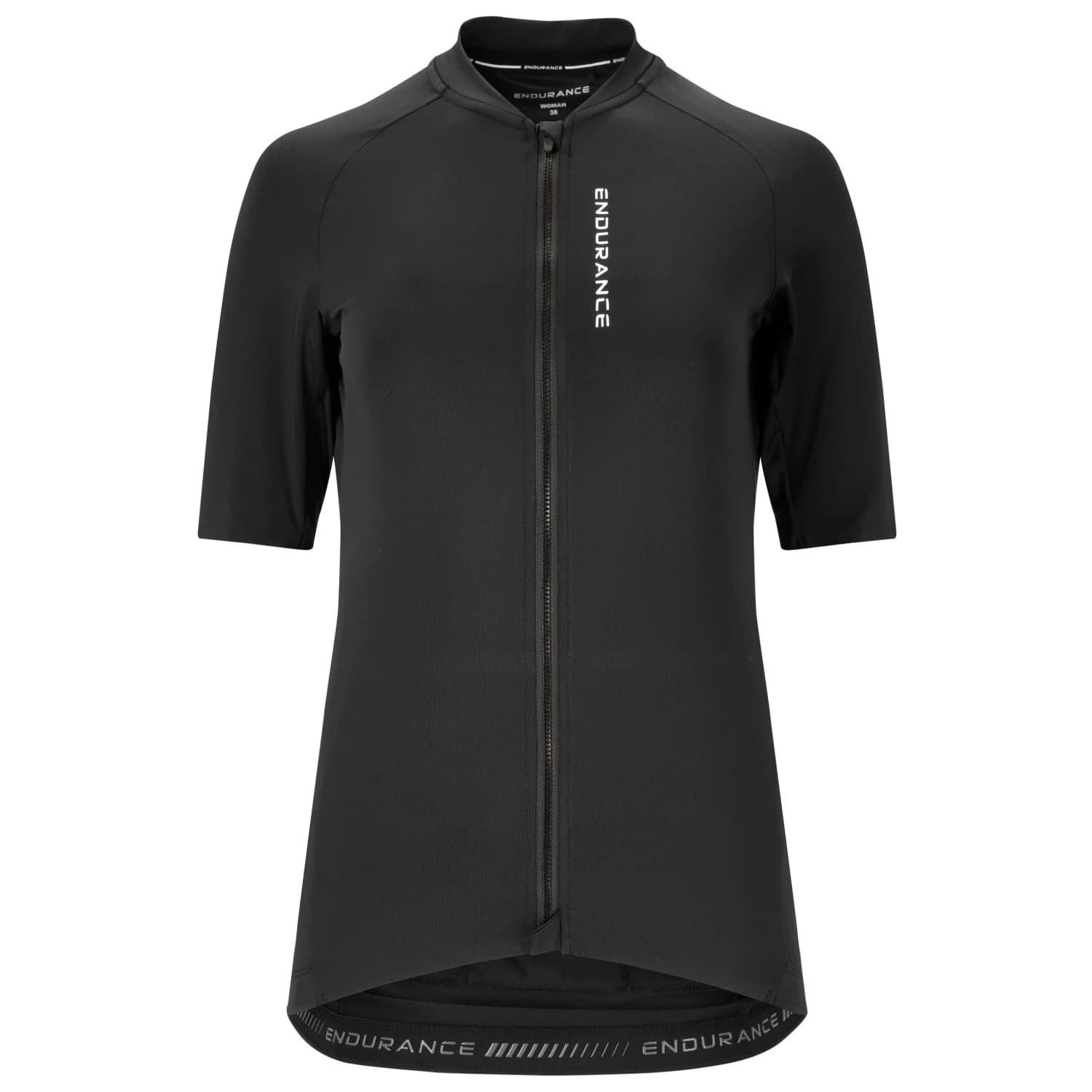 Дамска фланелка с къс ръкав за колоездене ENDURANCE Women's Paxton Cycling/MTB S/S Jersey Cycling jersey - Black