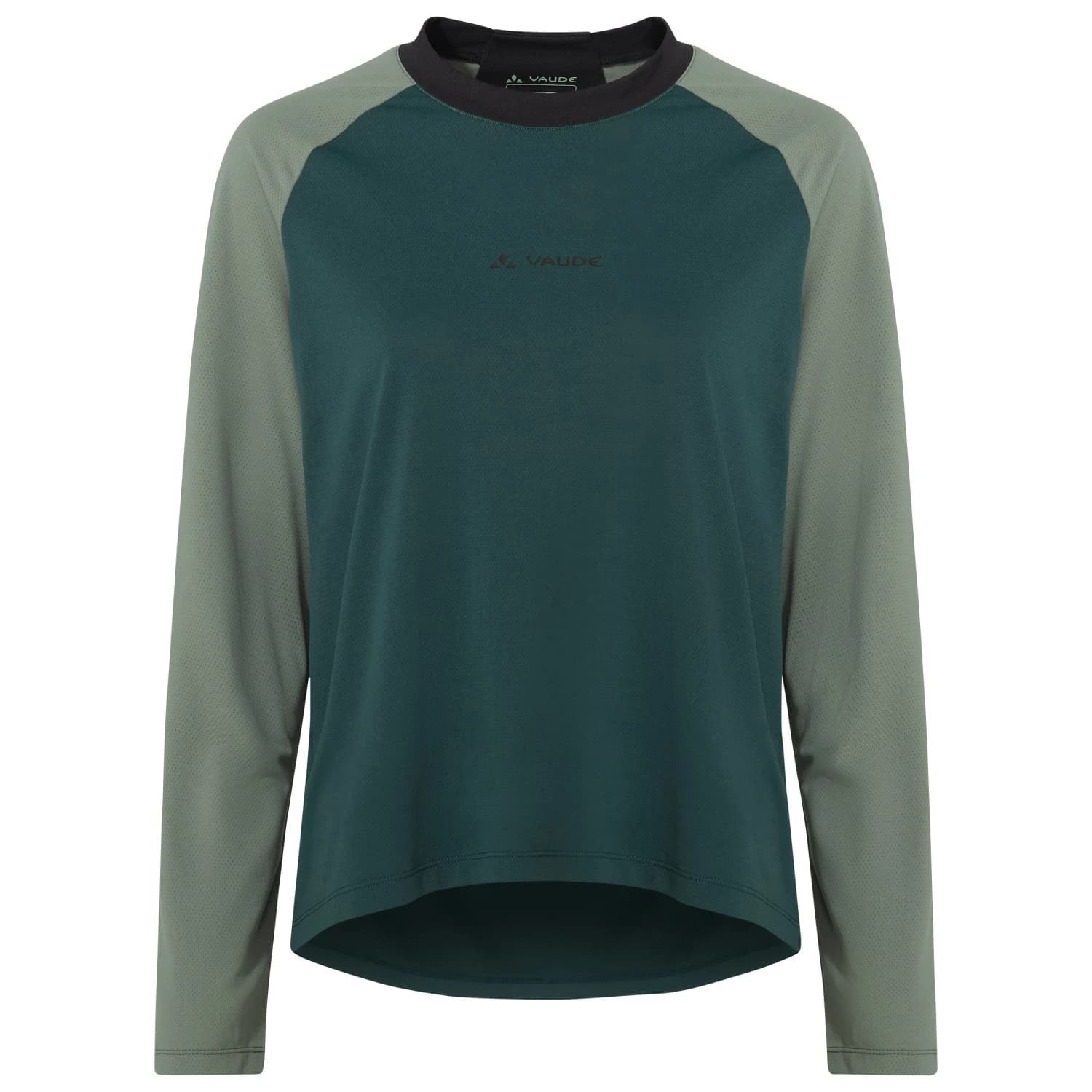 Дамска фланелка с дълъг ръкав за колоездене Vaude Women's Loamer L/S Shirt Cycling jersey - Deep Pond