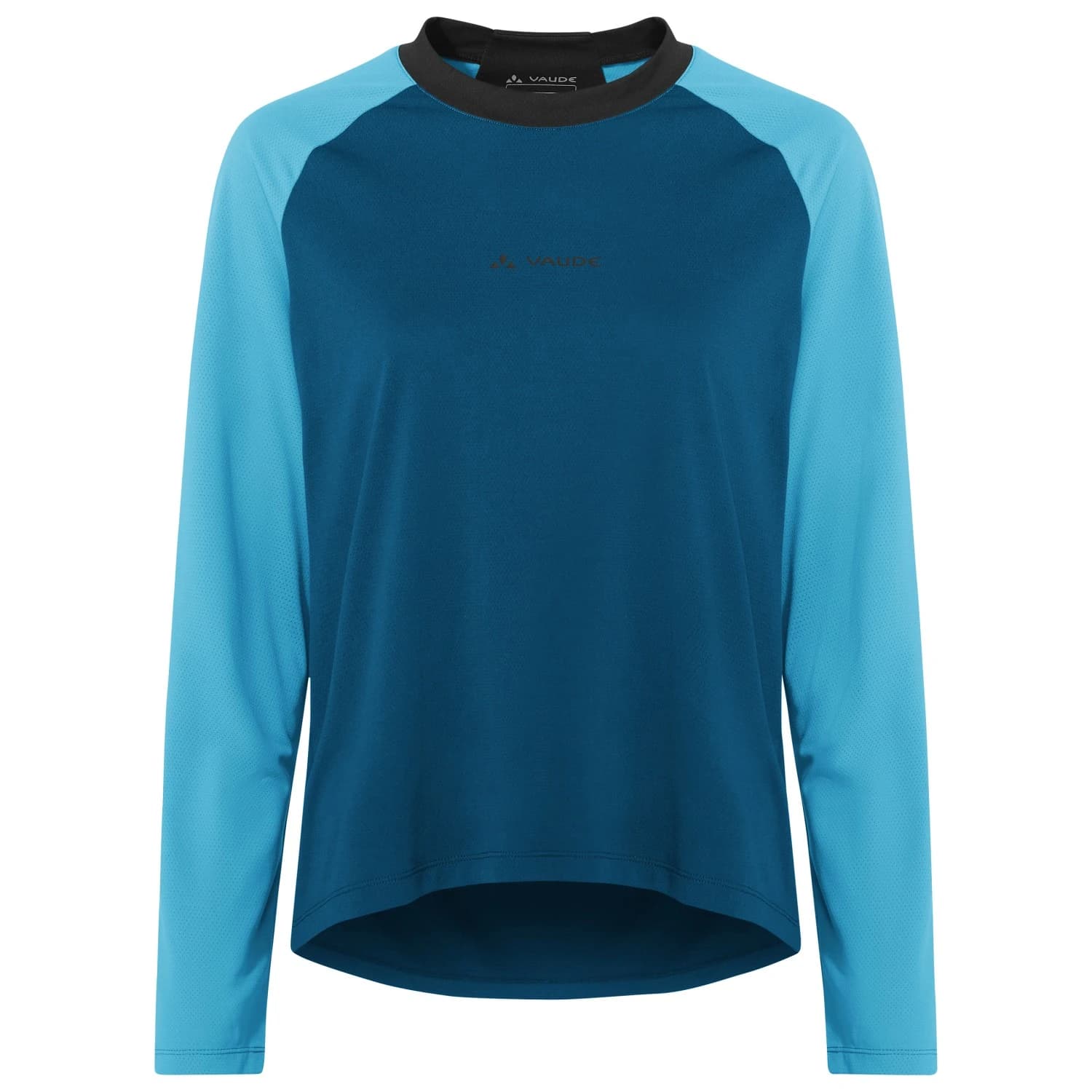 Дамска фланелка с дълъг ръкав за колоездене Vaude Women's Loamer L/S Shirt Cycling jersey - Shore Blue