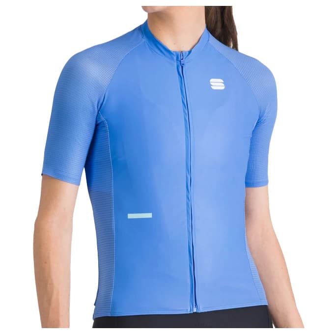 Дамска фланелка с къс ръкав за колоездене Sportful Women's Supernova Jersey Cycling jersey - Frozen Ocean