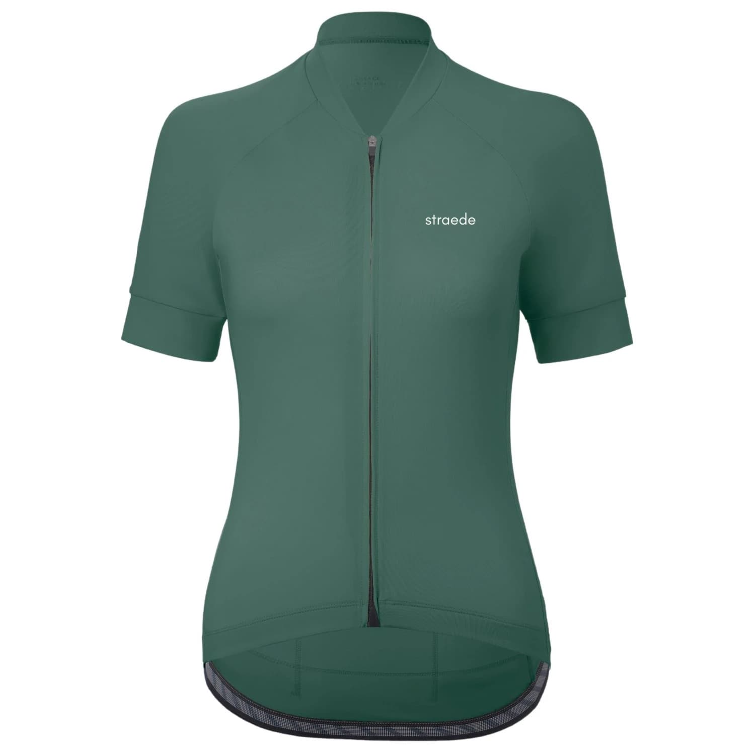 Дамска фланелка с къс ръкав за колоездене Straede Women's Kaern Jersey Women Cycling jersey - Green