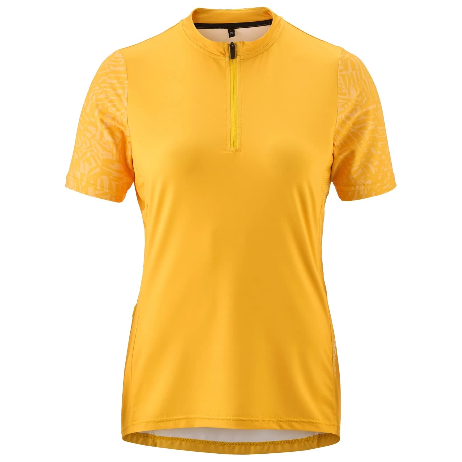 Дамска фланелка с къс ръкав за колоездене Gonso Women's Adventure Jersey Halfzip Cycling jersey - Glowing Gold