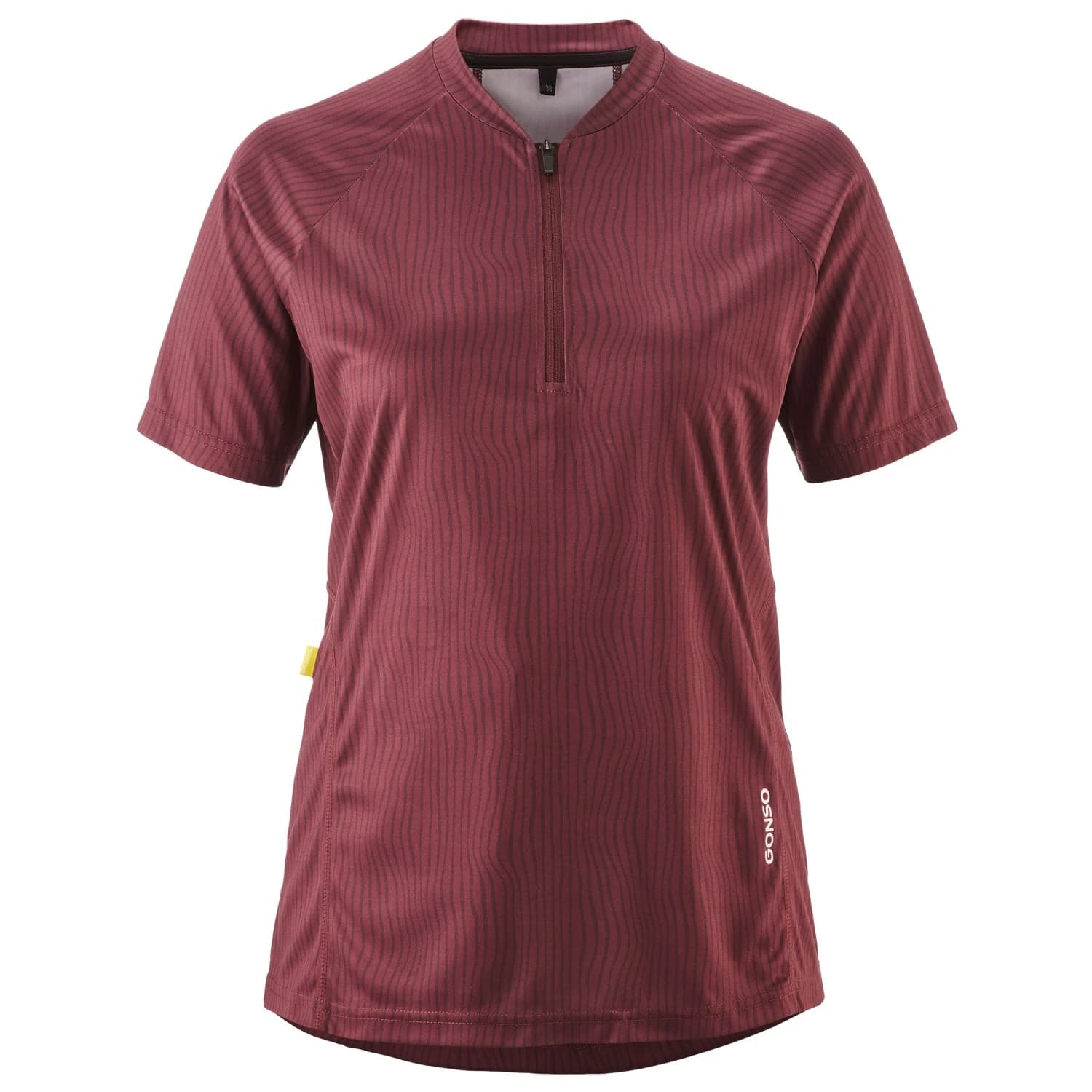 Дамска фланелка с къс ръкав за колоездене Gonso Women's Adventure Jersey Soft Touch Cycling jersey - Cherokee Brick
