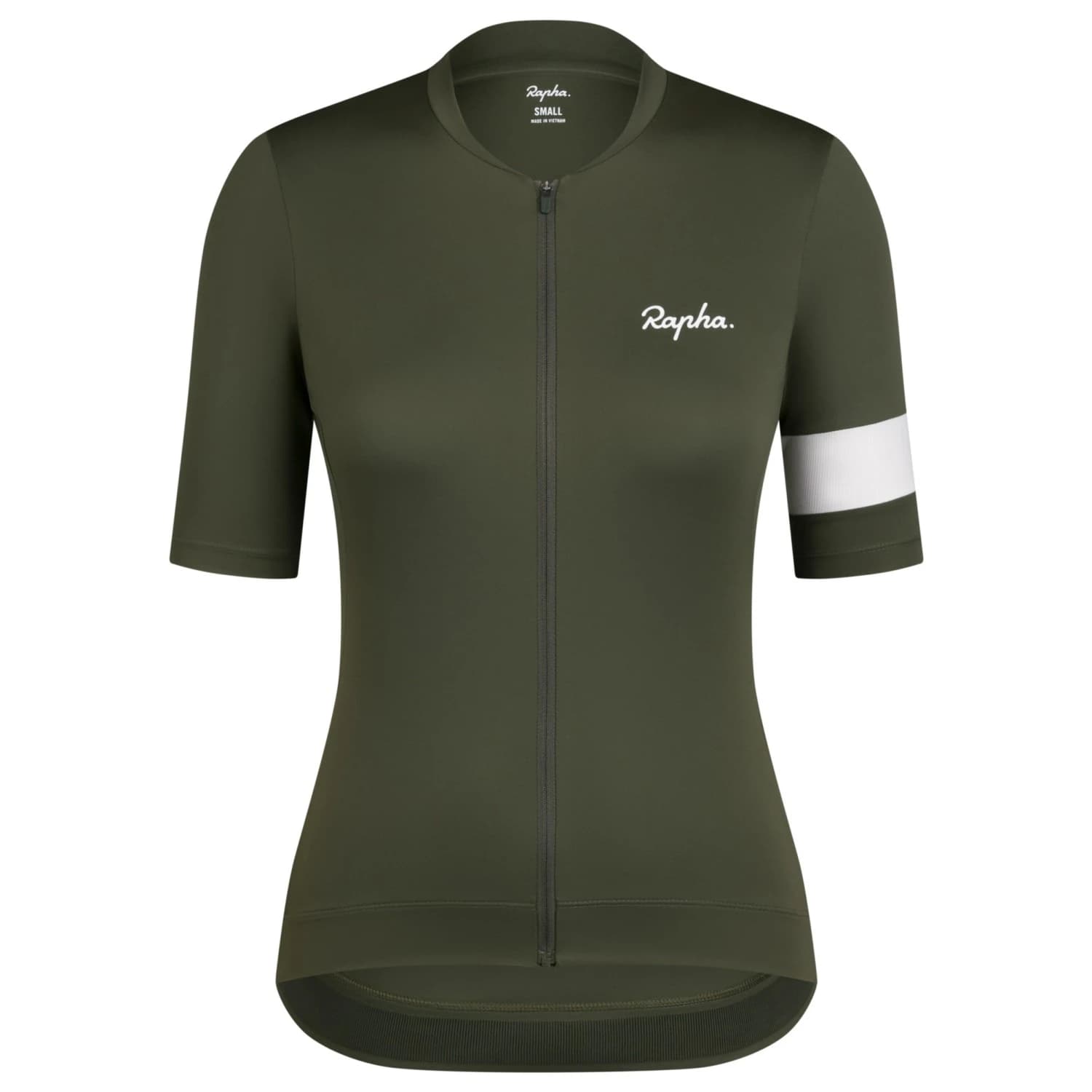 Дамска фланелка с къс ръкав за колоездене Rapha Women's Core Jersey Cycling jersey - Deep Depths / White Alyssum