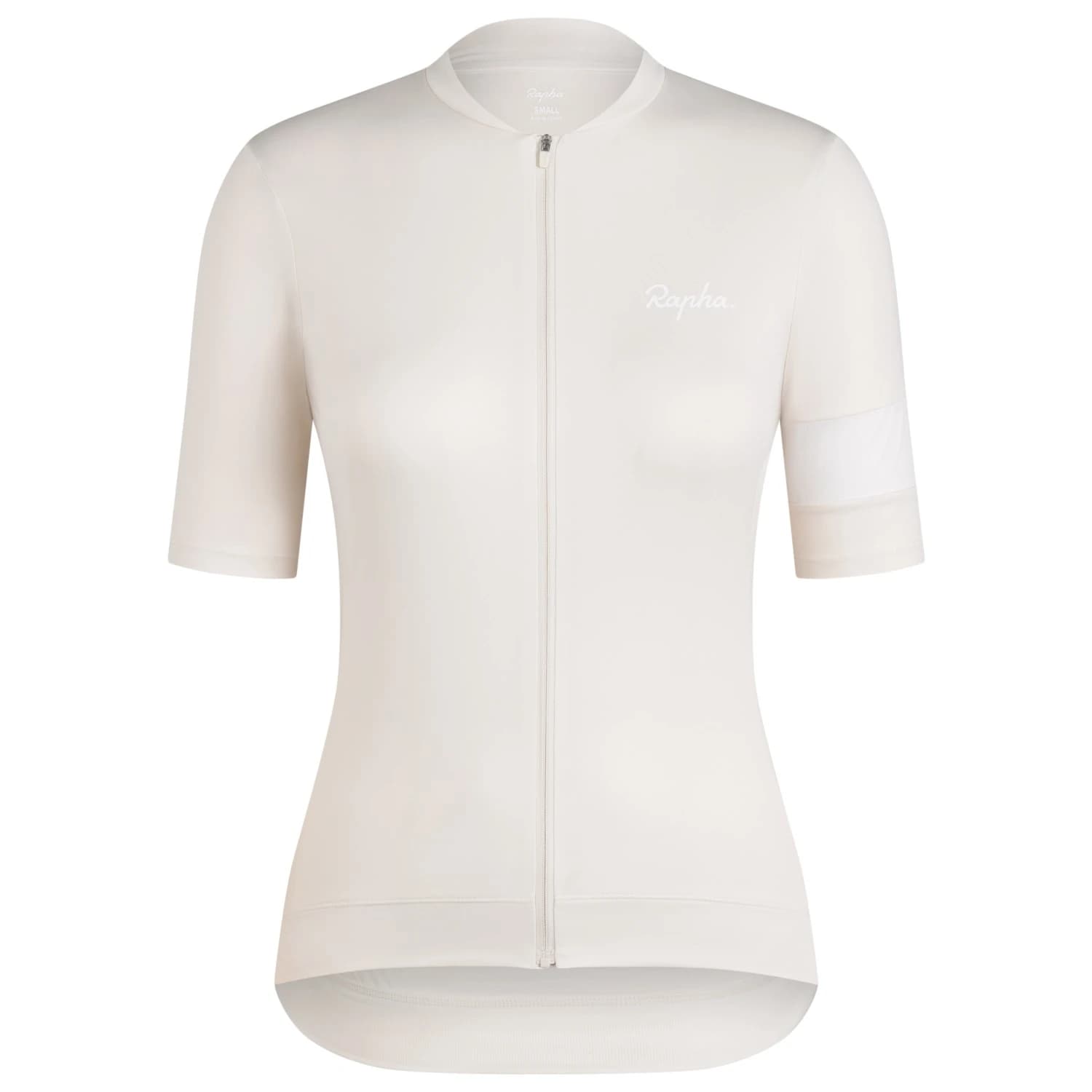 Дамска фланелка с къс ръкав за колоездене Rapha Women's Core Jersey Cycling jersey - Off / White / White