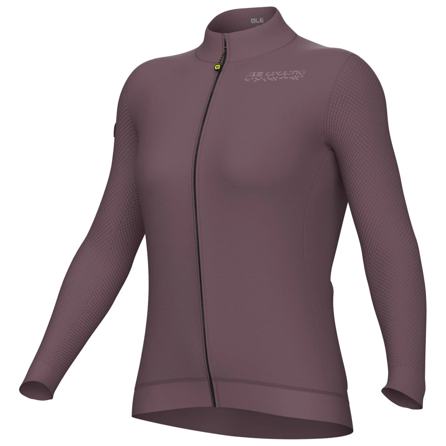 Дамска фланелка с дълъг ръкав за колоездене Alé Women's PR-E Follow Me 2.0 L/S Jersey Cycling jersey - Mauve