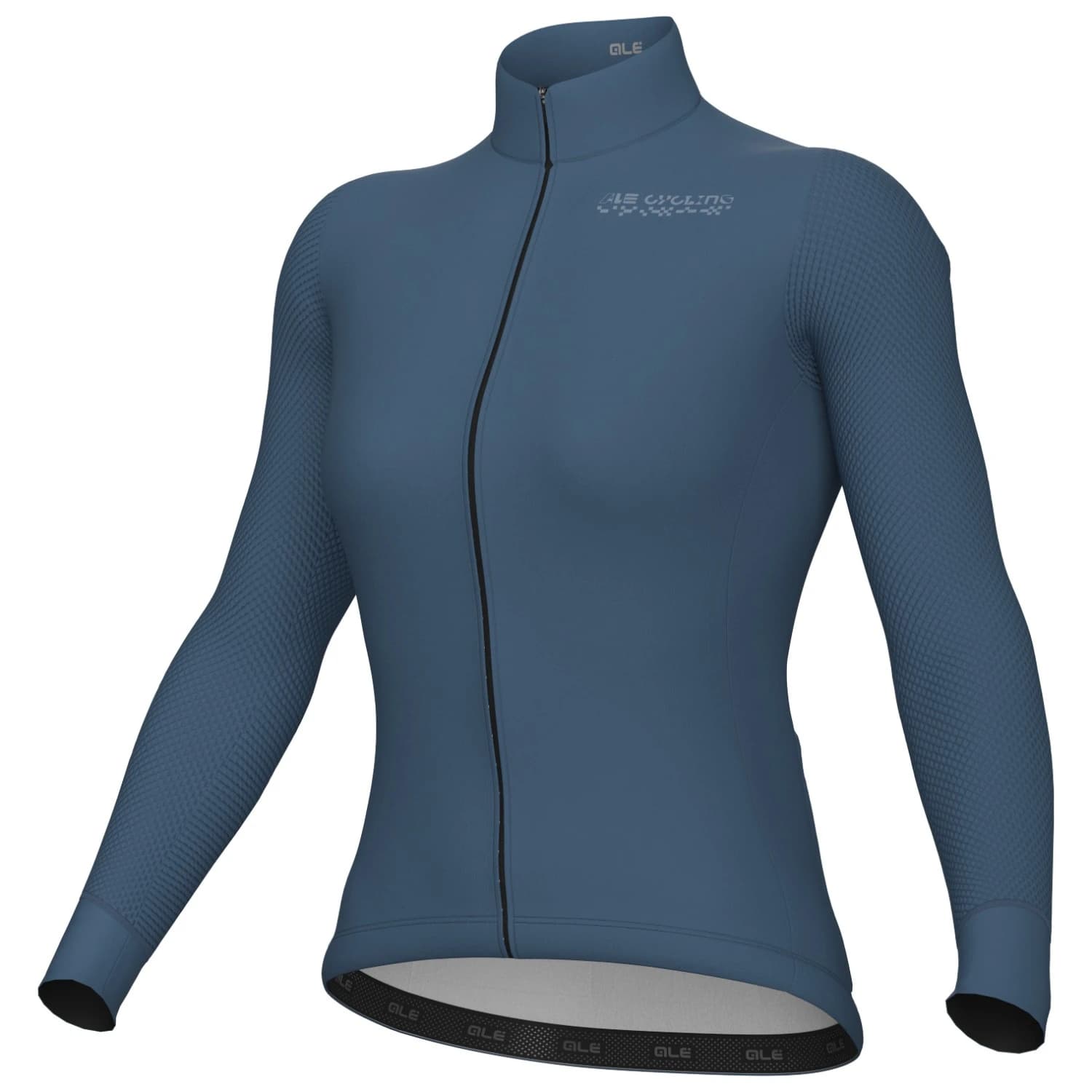 Фланелка с дълъг ръкав за колоездене Alé Women's PR-E Follow Me 2.0 L/S Jersey Cycling jersey - Powder Blue