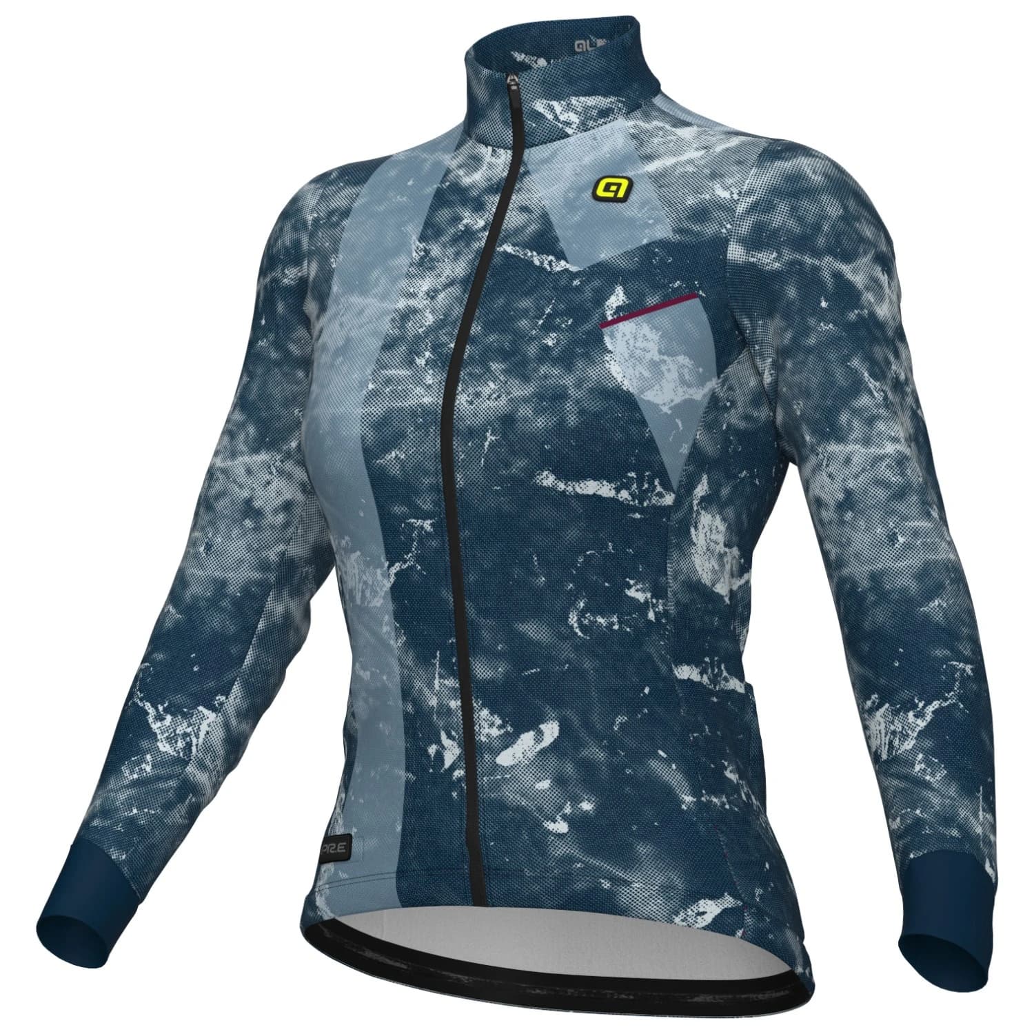 Дамска фланелка с дълъг ръкав за колоездене Alé Women's PR-E ICY L/S Jersey Cycling jersey - Blue