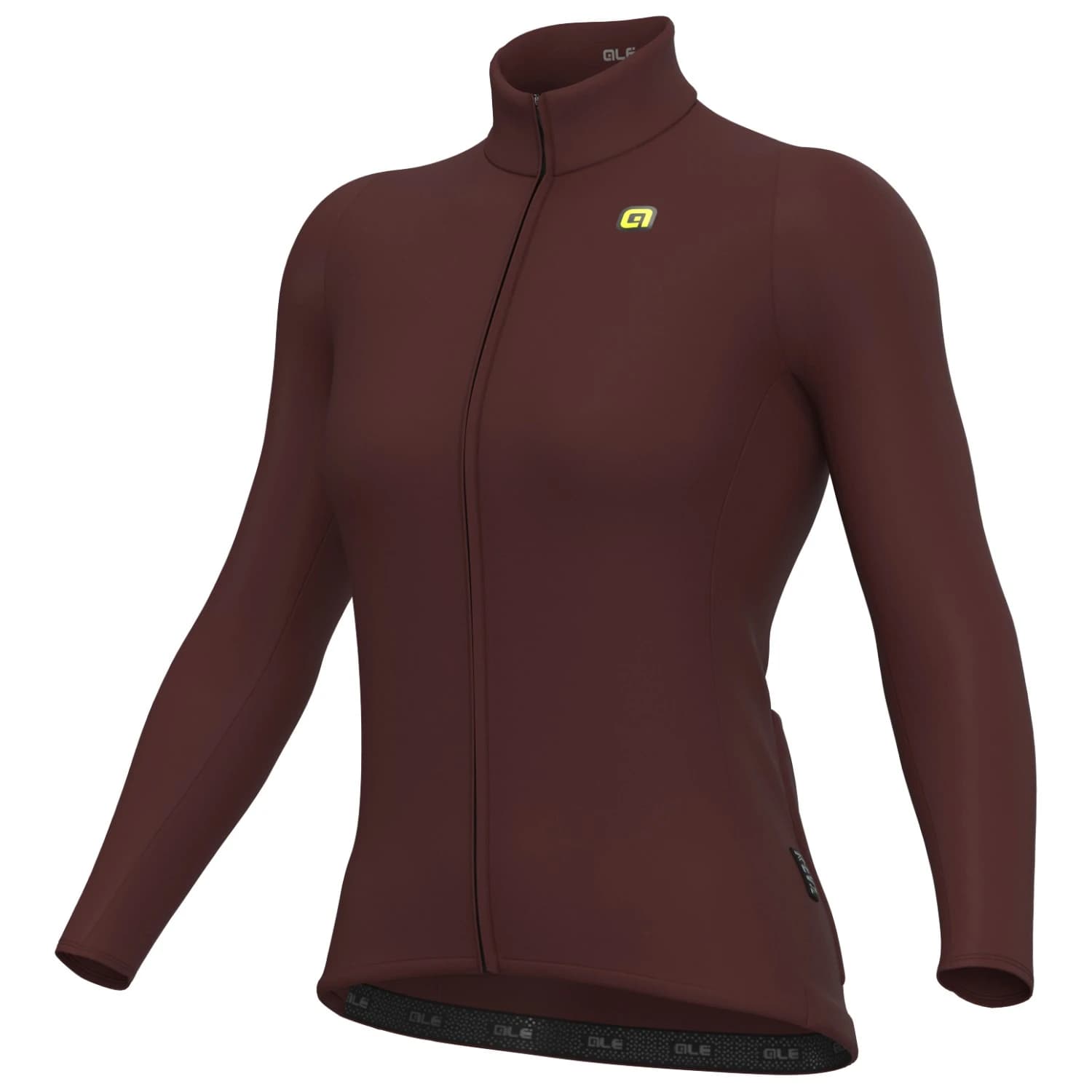 Фланелка с дълъг ръкав за колоездене Alé Women's R-EV1 Warm Race 2.0 L/S Jersey Cycling jersey - Burgundy