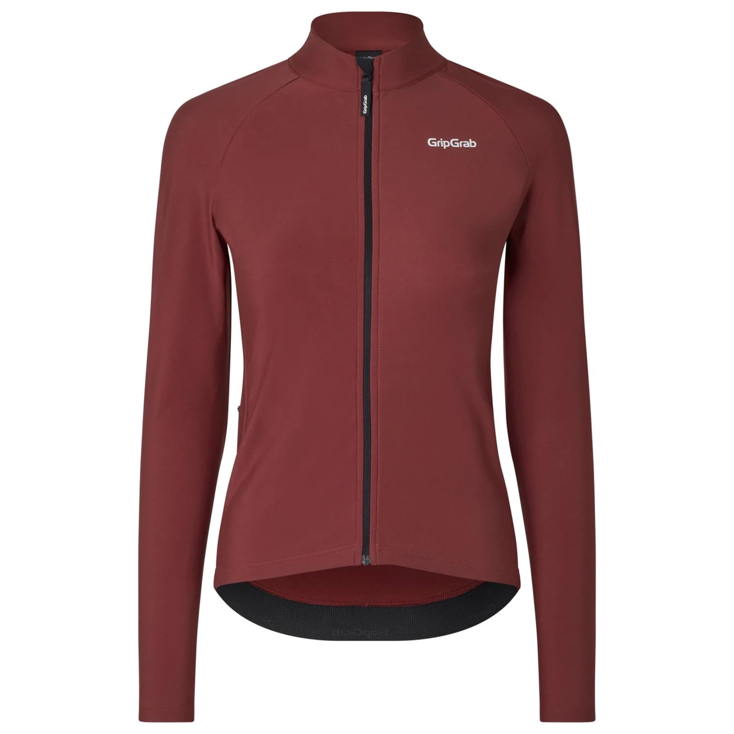 Фланелка с дълъг ръкав за колоездене GripGrab Women's PACR Thermal Long Sleeve Jersey Cycling jersey - Dark Red