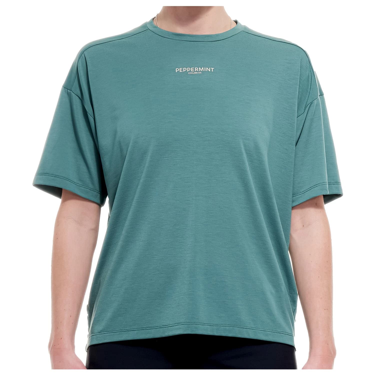 Дамска фланелка с къс ръкав за колоездене PEPPERMINT Women's Peak Short Sleeve Jersey Cycling jersey - Seaweed