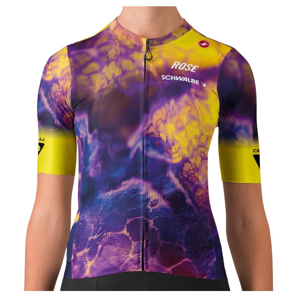 Дамска фланелка с къс ръкав за колоездене Castelli Women's Espresso Jersey Cycling jersey - Svenja / Sponsor