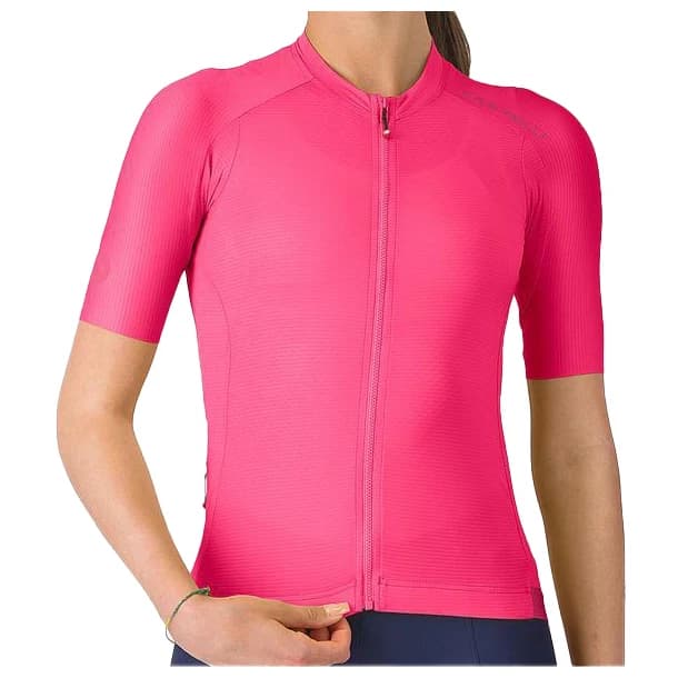 Дамска фланелка с къс ръкав за колоездене Castelli Women's Espresso 2 Jersey Cycling jersey - Rosa Giro