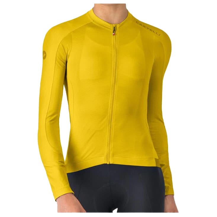Дамска фланелка с дълъг ръкав за колоездене Castelli Women's Espresso 2 Long Sleeve Jersey Cycling jersey - Mango Mojito