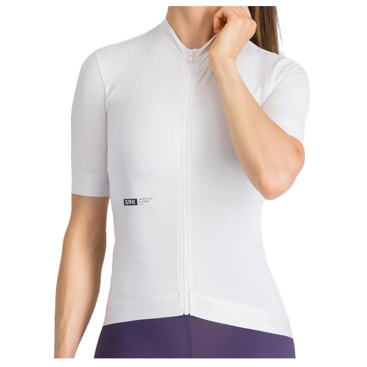 Дамска фланелка с къс ръкав за колоездене Sportful Women's SRK 2 Jersey Cycling jersey - White