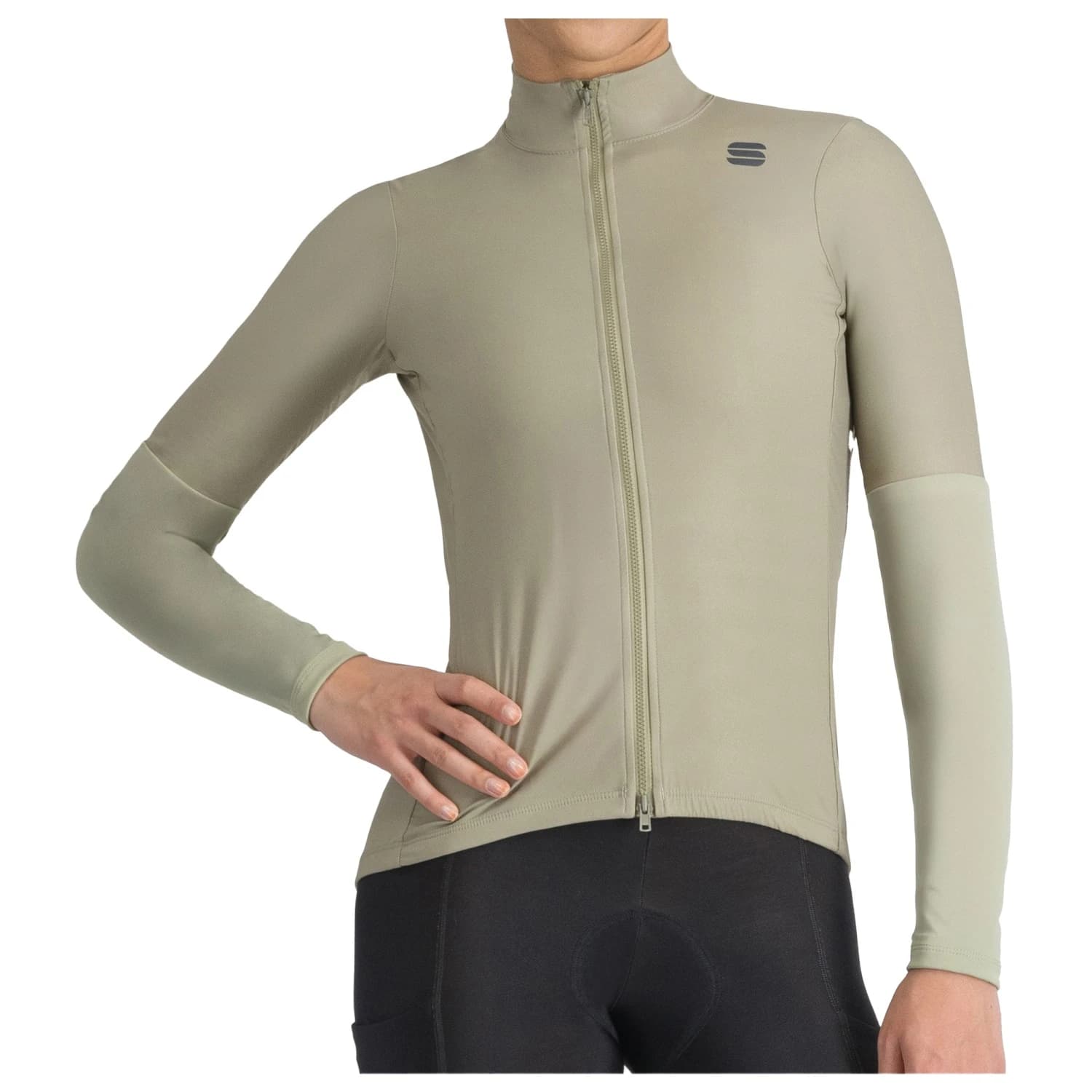 Дамска фланелка с къс ръкав за колоездене Sportful Women's SRK Shift Wind Jacket Cycling jersey - Light Green