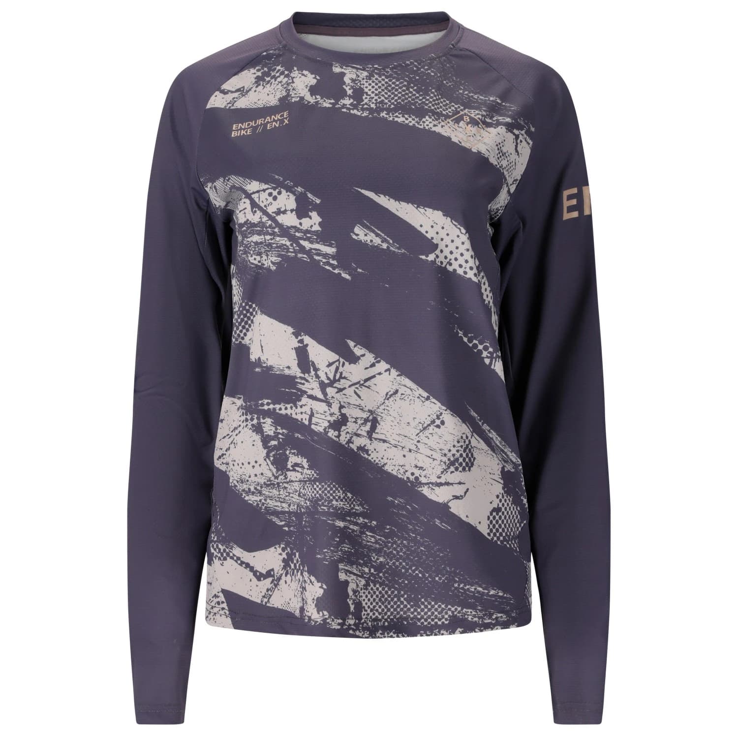 Дамска фланелка с дълъг ръкав за колоездене ENDURANCE Women's Kronos Cycling/MTB L/S Shirt Cycling jersey - Graystone
