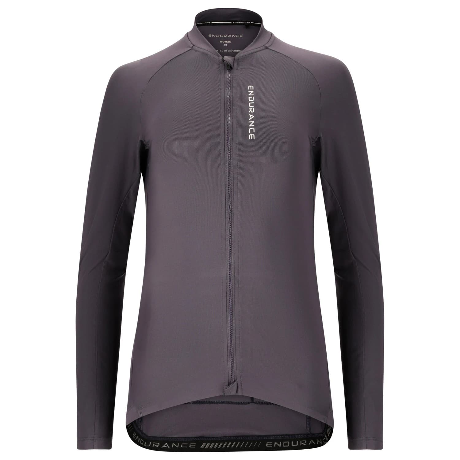 Дамска фланелка с дълъг ръкав за колоездене ENDURANCE Women's Paxton Cycling/MTB L/S Jersey Cycling jersey - Graystone