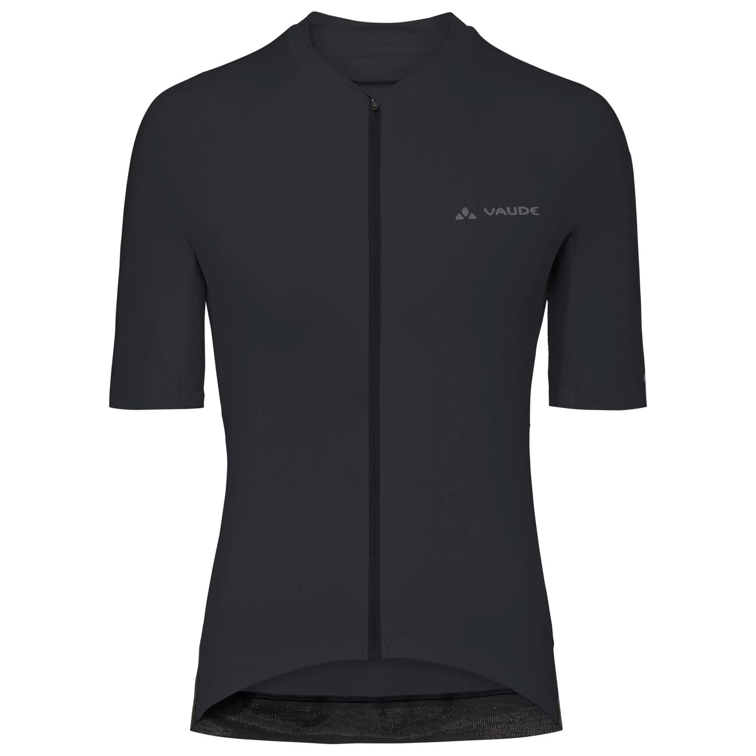 Дамска фланелка с къс ръкав за колоездене Vaude Women's Furka Full Zip Tricot III Cycling jersey - Black