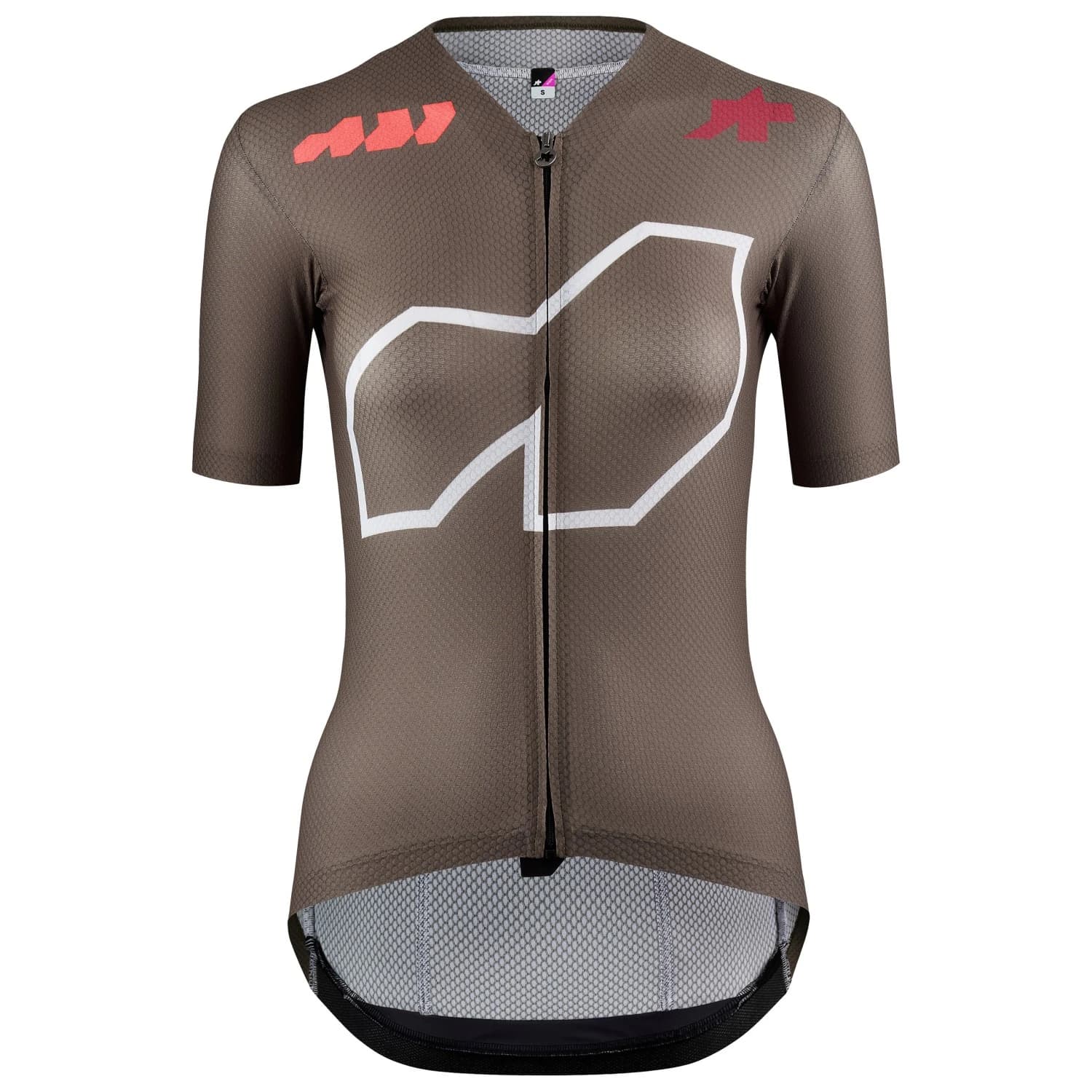 Дамска фланелка с къс ръкав за колоездене ASSOS Women's Dyora R Jersey We Are The A Cycling jersey - Moka Brown
