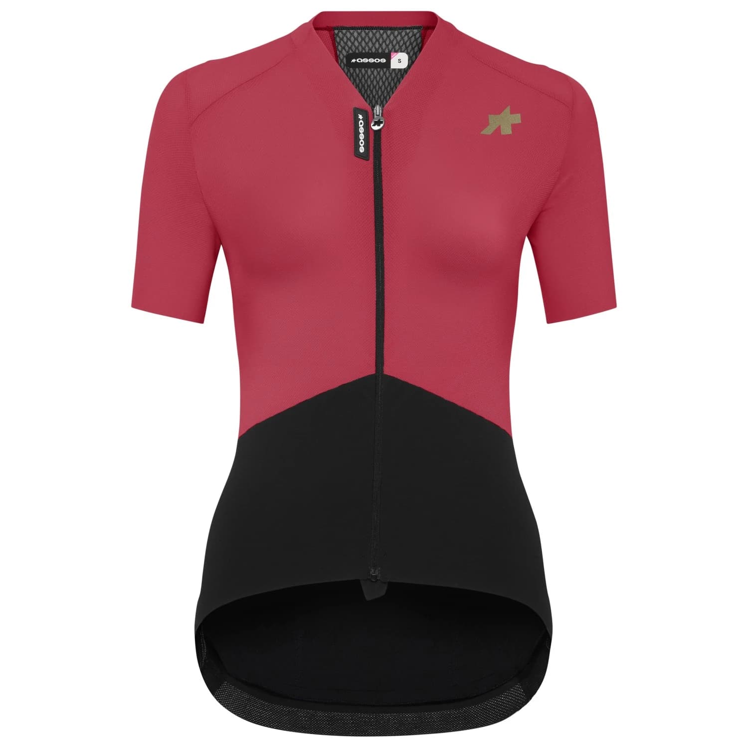 Дамска фланелка с къс ръкав за колоездене ASSOS Women's Uma GTV Jersey S11 Cycling jersey - Deadly Berry