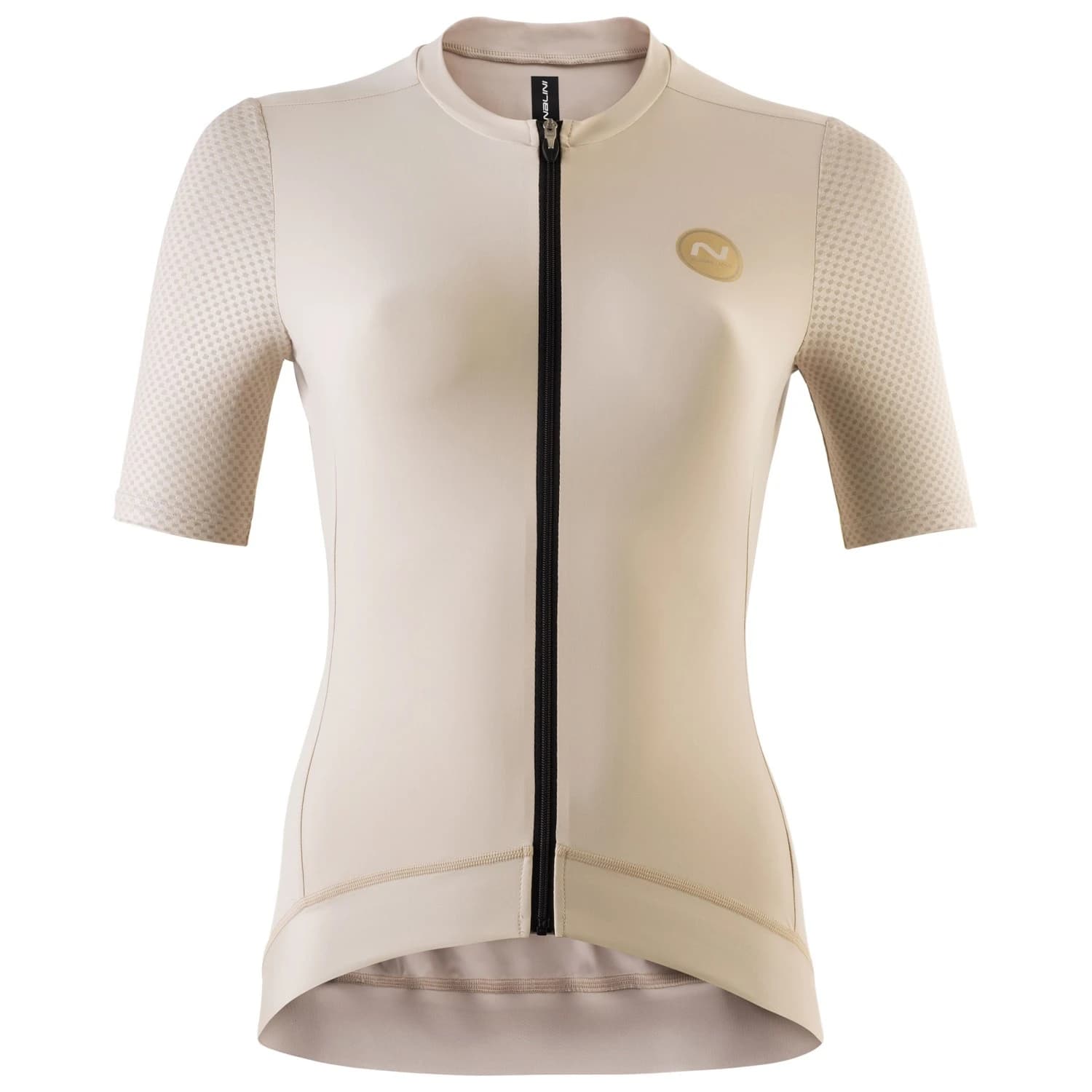 Дамска фланелка с къс ръкав за колоездене Nalini Women's Pure Gold Jersey Cycling jersey - Dusty Grey