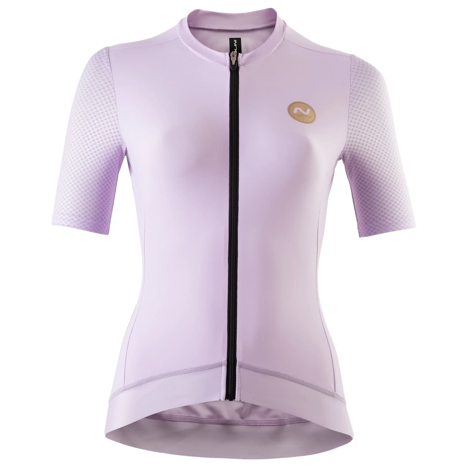 Дамска фланелка с къс ръкав за колоездене Nalini Women's Pure Gold Jersey Cycling jersey - Lilac