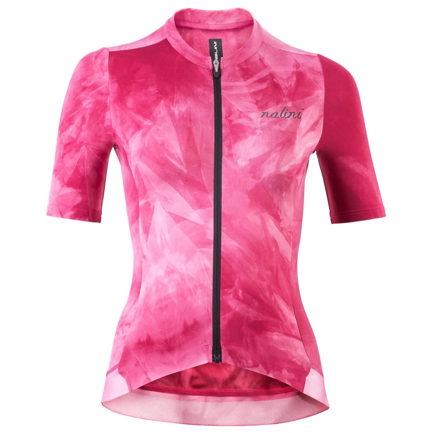 Дамска фланелка с къс ръкав за колоездене Nalini Women's Tie Dye Jersey Cycling jersey - Orchid